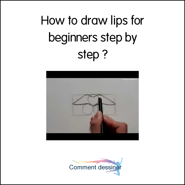 How to draw lips for beginners step by step